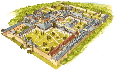 Topkapi Palace, Istanbul, Turkey, Aerial view